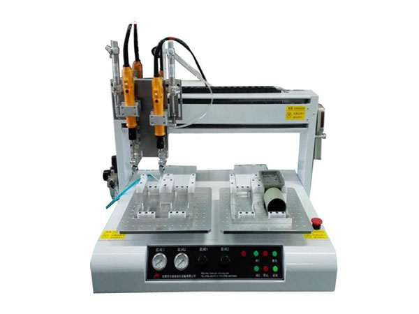 吹氣式雙平臺雙頭螺絲機